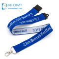 Wholesale high quality custom personalized woven jacquard lanyard with company logo